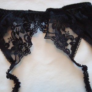 Black Lace Garter Belt